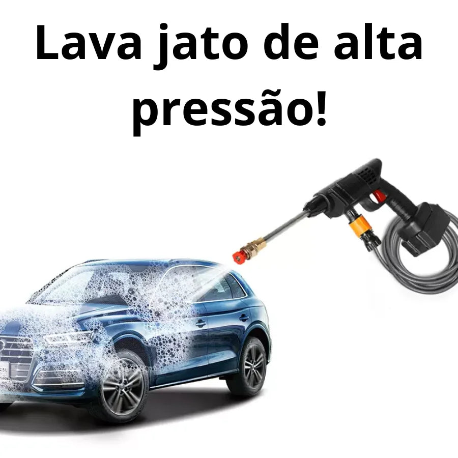 Lavadora Jato De Alta Pressão Recarregável Sem Fio Portátil