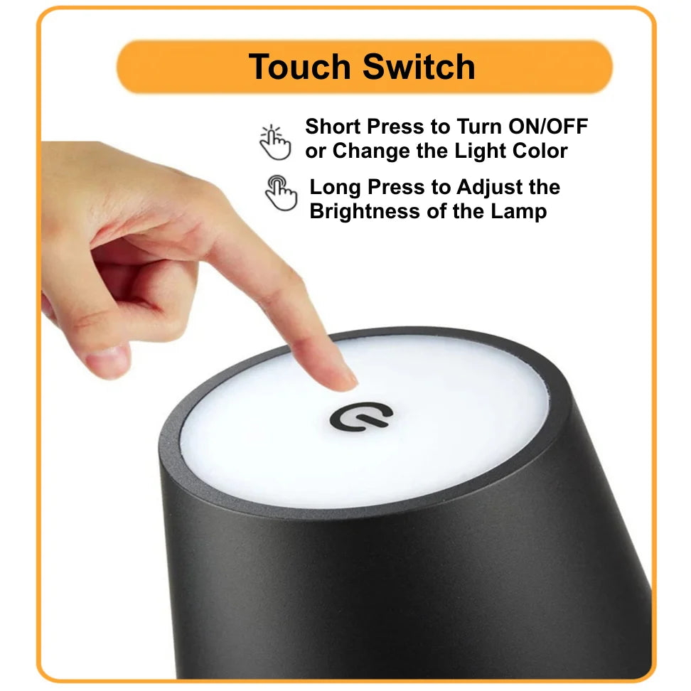 Luminária Confortável sem fio Recarregável